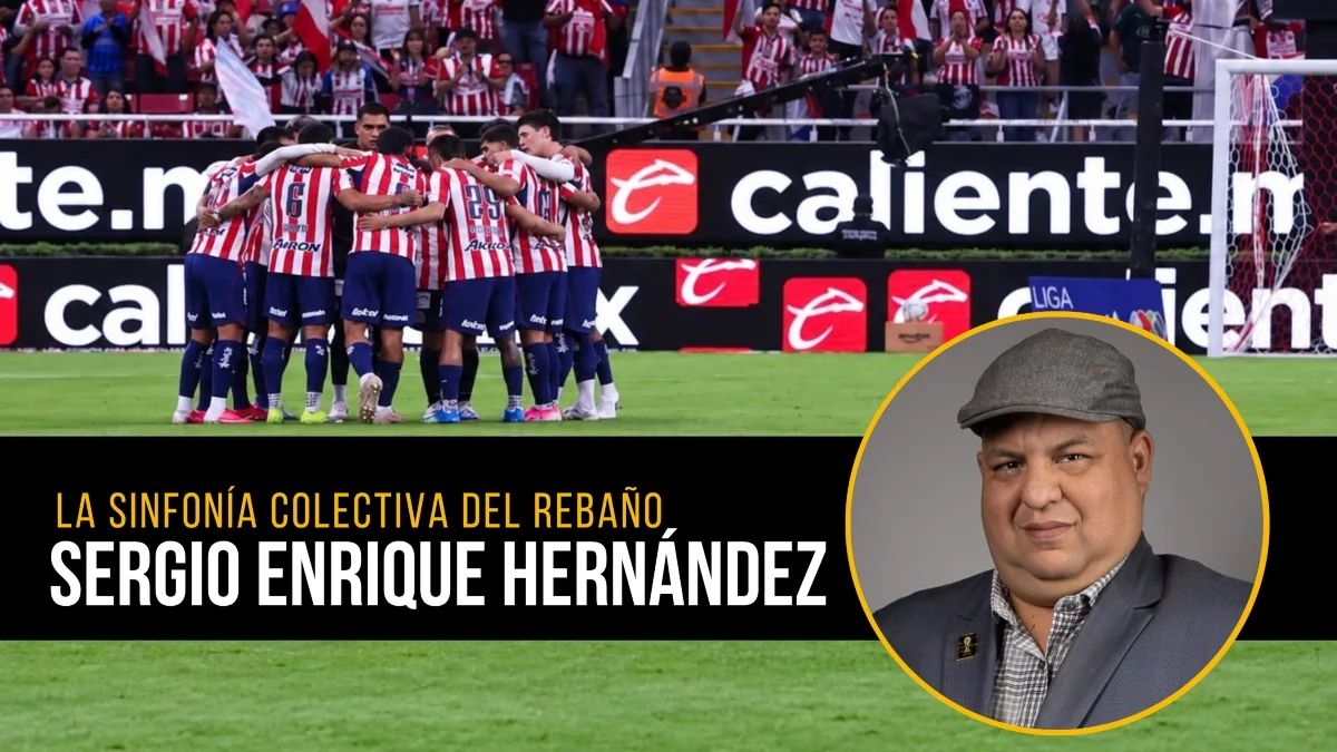 Jugadores de Chivas durante un partido bajo la dirección de Gabriel Milito