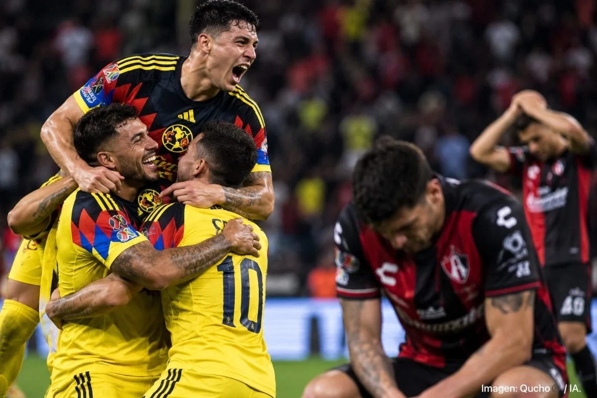 América derrota 5-2 al Atlas en el Estadio Jalisco durante la Jornada 13 del Apertura 2026