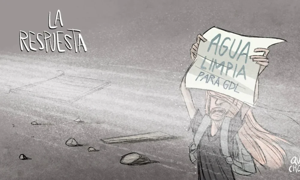 Cartón de Qucho sobre la respuesta del Gobierno de Jalisco