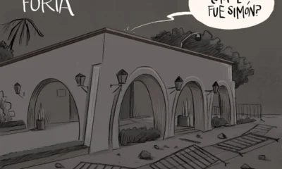 Cartón de Qucho sobre Casa Jalisco