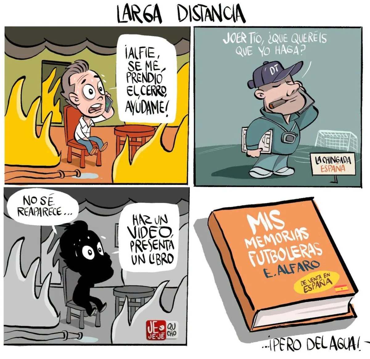 Cartón de Qucho Monero sobre la crisis en Jalisco