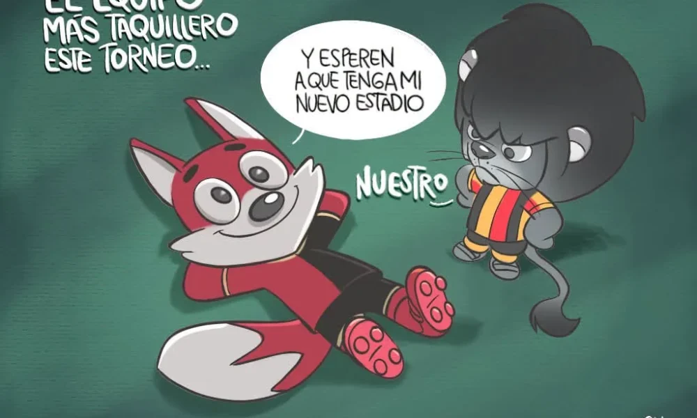 Cartón de Qucho Monero sobre el Atlas