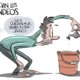 Cartón de Qucho Monero sobre los tandeos en la ZMG