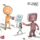Cartón de Qucho Monero sobre los infiltrados en la marcha por la calidad del agua