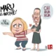 Cartón de Qucho sobre Maru Campos