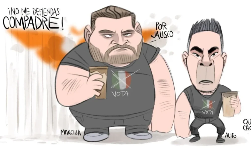 Cartón de Qucho sobre Alito Monero
