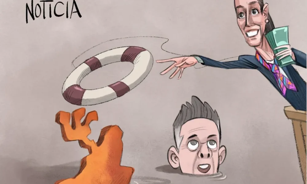 Cartón de Qucho sobre Claudia Sheinbaum