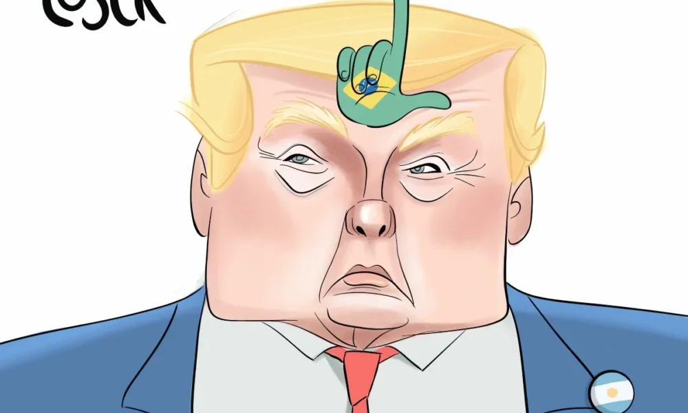 Cartón de Qucho Monero sobre las elecciones de Brasil