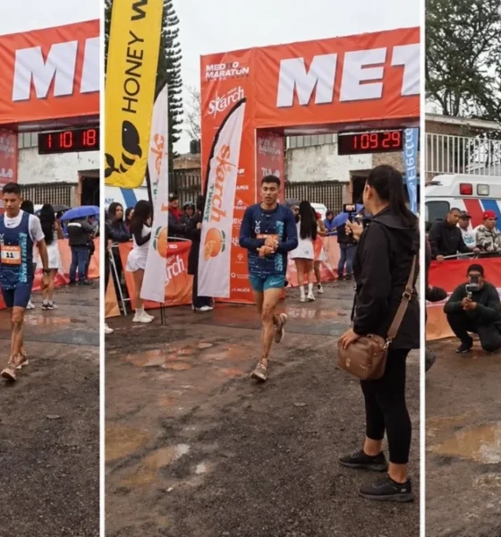 Hermanos Moreno Cortés ganadores de la rama varonil del Medio Maratón Tlajomulco 2026